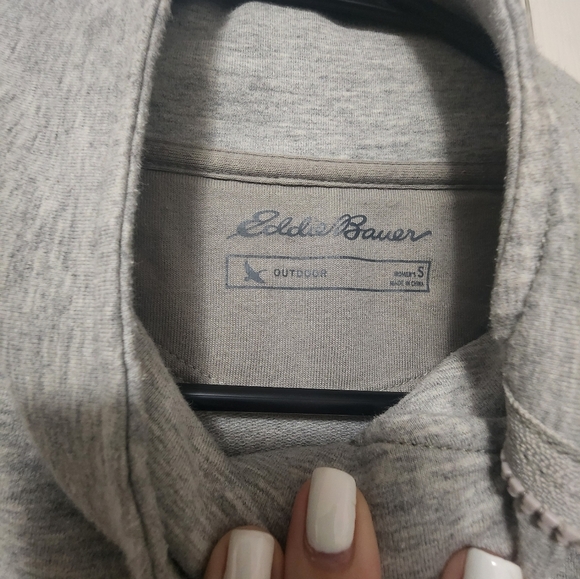 Eddie Bauer Outdoor Gray Full-Zip Jacket Size Small - Picture 3 of 7